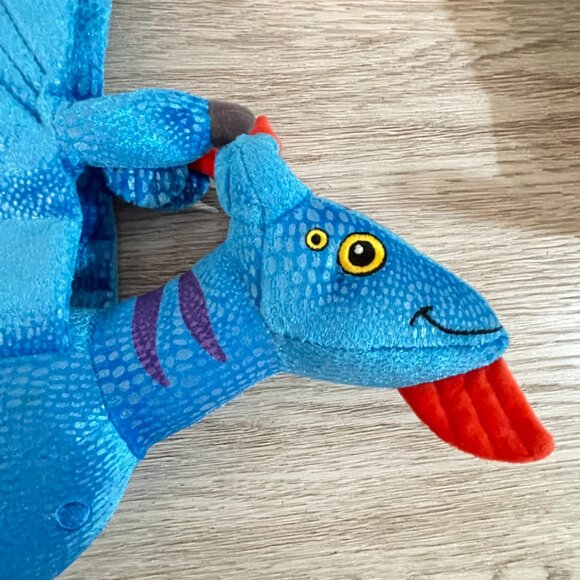 Disney Parks Stuffed Banshee Pandora Plush Stuffed Ikra Dragon Blue - Picture 5 of 8